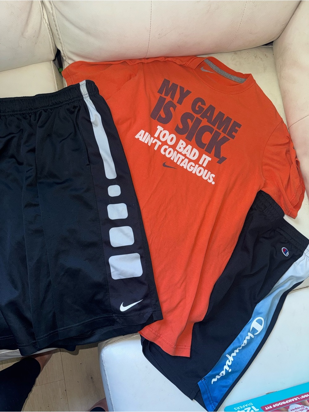 Boys XL bundle of Nike and champion clothes